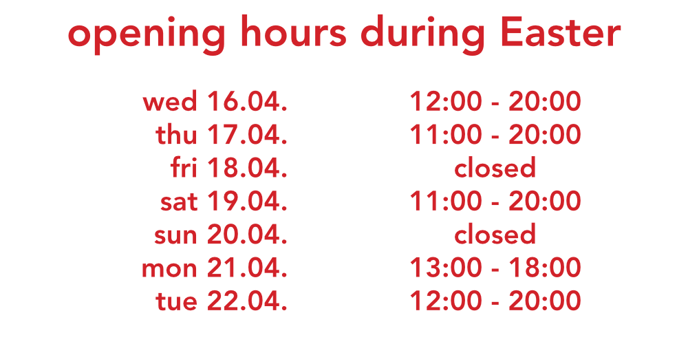 opening hours during Easter 2025