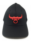 Cap 3D Bulle schwarz-rot