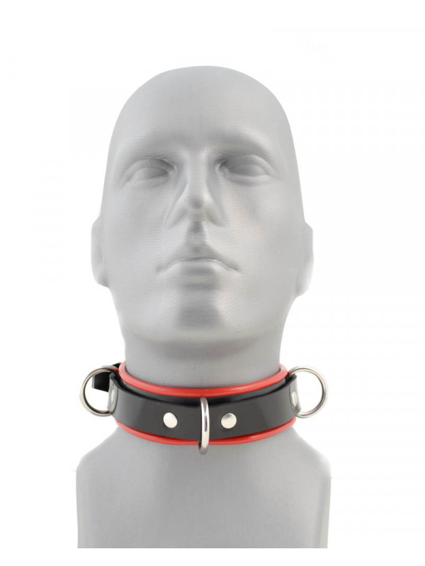 Halsband Latex paspeliert