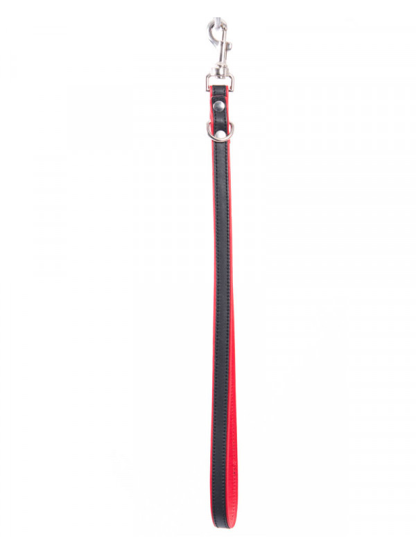 Lanyard with coloured piping and D-ring