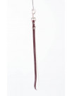 Lanyard with coloured piping and D-ring