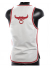 Tank-top with logo and stripes