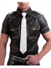 Police Shirt with coloured piping