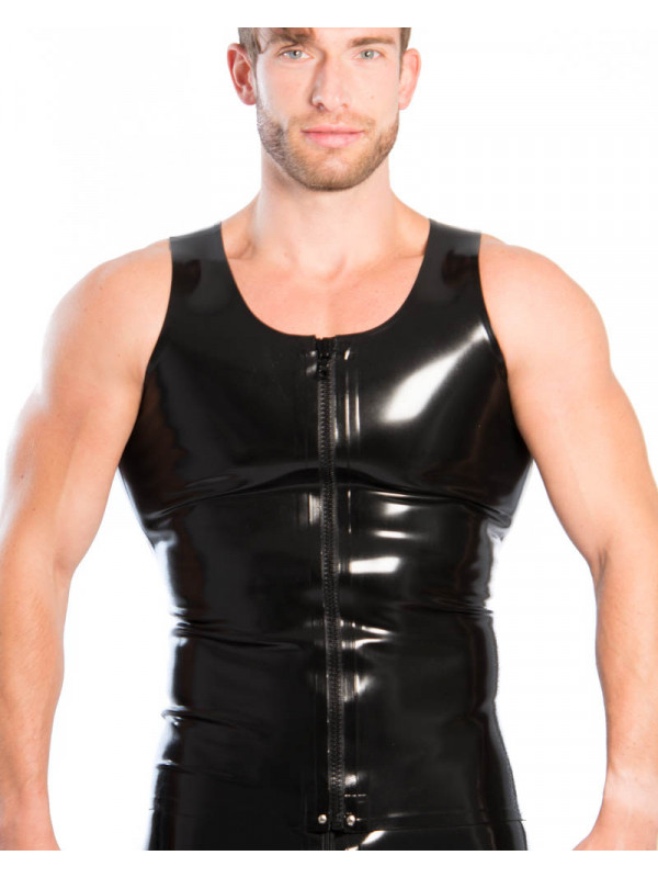 Sleeveless Shirt with zipper