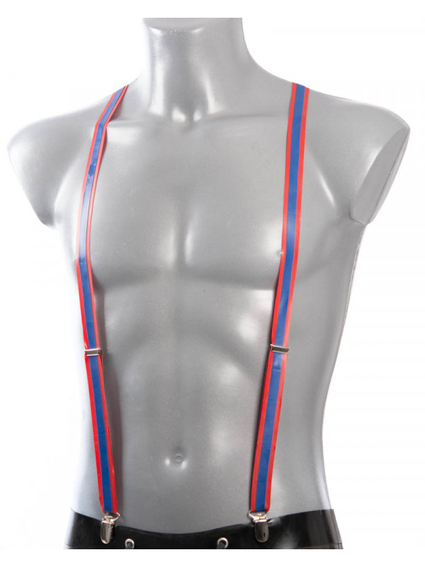 Latex Braces with stripes