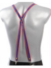 Latex Braces with stripes