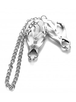 Clover clamps with chain Clover clamps with chain