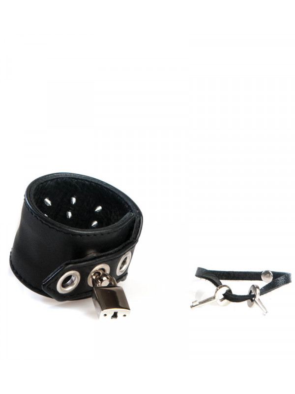 Spike cockring with lock