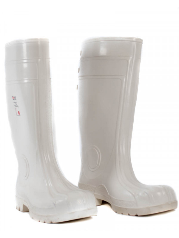 Rubber boots white
