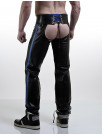 Chaps with side stripes