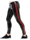 Latex Skin trousers 5-Pocket with stripes