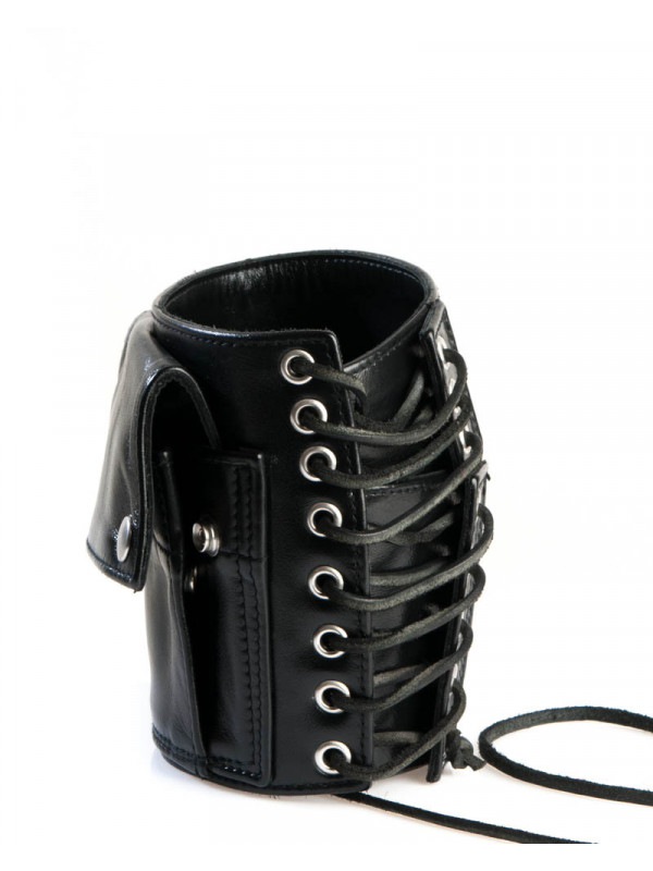 Shin Pouch with lacing
