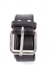 Leather Belt with coloured piping