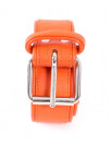 Leather Belt with coloured piping