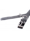 Croupon Belt with single pin and 3 D-Rings and eyelets