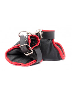 DOGGY Bondage Mittens with piping