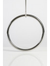 Stainless steel bondage ring 15x210mm