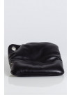 Aniline-leather Pillow HEAVY 16x16cm black