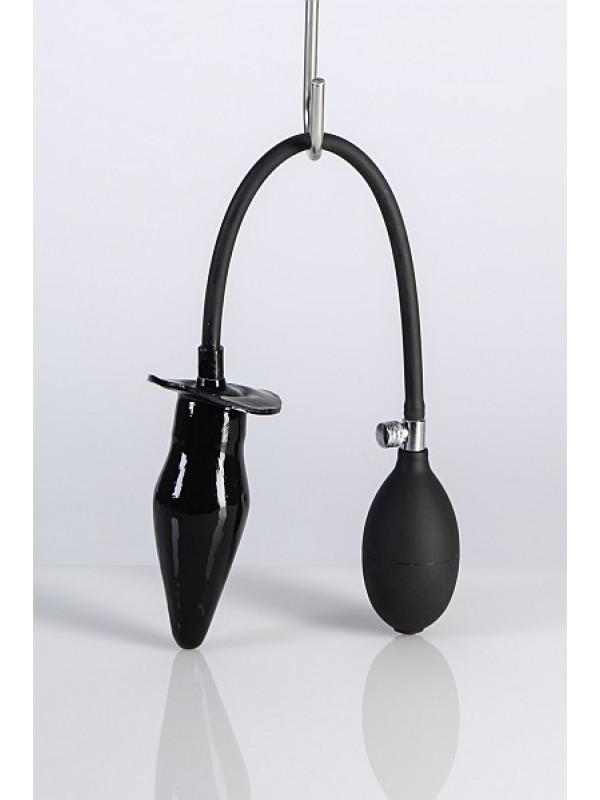 Inflatable plug pointed medium