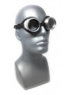 Goggles with leather rings