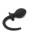 Dog Tail Buttplug XL black