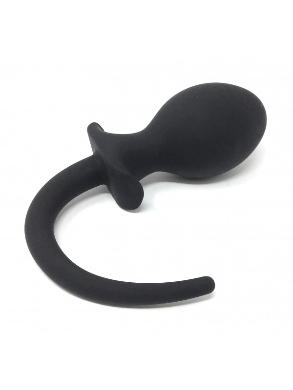 Dog Tail Buttplug XL black