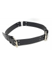 Croupon Belt with 2 buckles and rear O-Ring