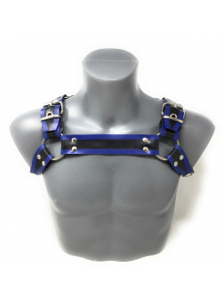 Harness GILLES Latex mit Streifen