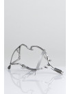 Mouth gag Whitehead large with tongue pusher