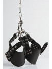 Barefoot shackles for hanging without pillow